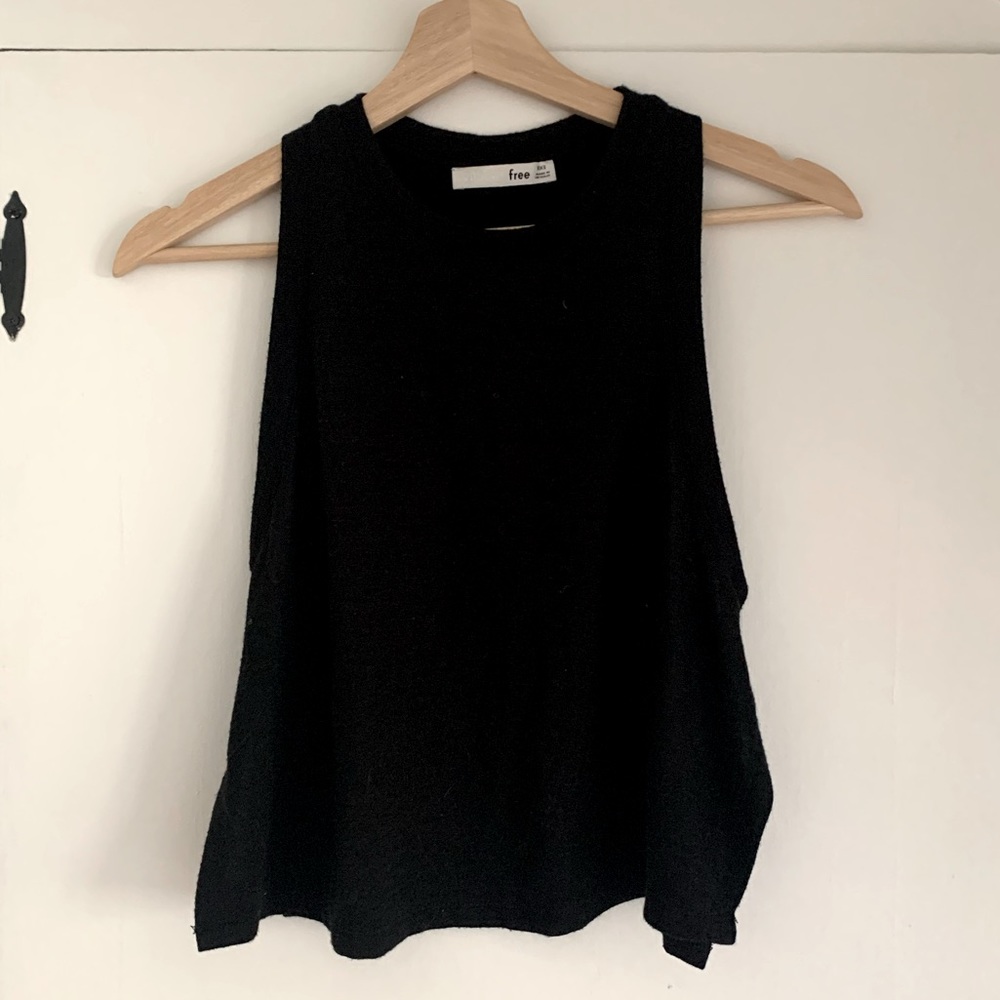 Cropped knit Wilfred top